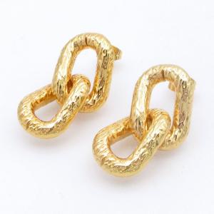 SS Gold-Plating Earring - KE122027-SP