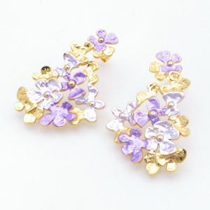 SS Gold-Plating Earring - KE122032-SP