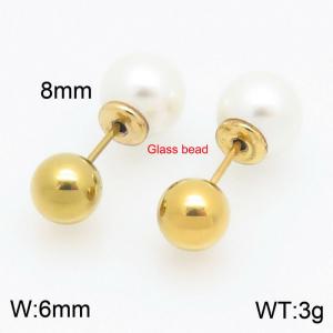 SS Gold-Plating Earring - KE122102-Z