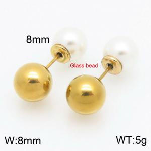 SS Gold-Plating Earring - KE122104-Z