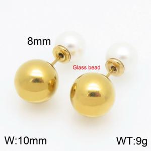 SS Gold-Plating Earring - KE122106-Z