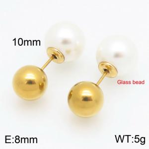 SS Gold-Plating Earring - KE122110-Z