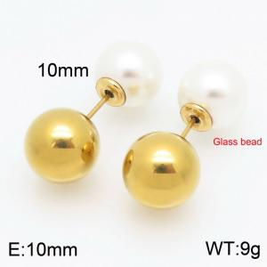 SS Gold-Plating Earring - KE122112-Z