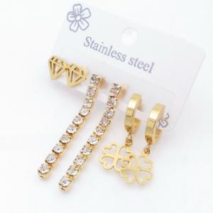 SS Gold-Plating Earring - KE122145-SP