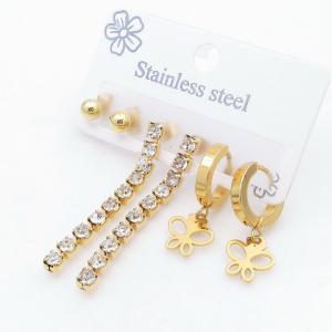 SS Gold-Plating Earring - KE122146-SP