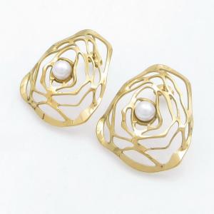 SS Gold-Plating Earring - KE122161-SP