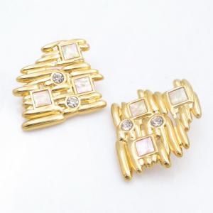 SS Gold-Plating Earring - KE122166-SP