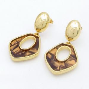 SS Gold-Plating Earring - KE122173-SP