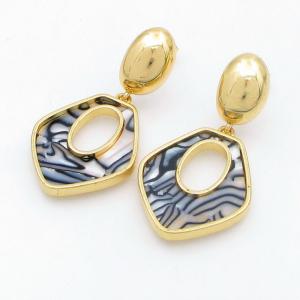 SS Gold-Plating Earring - KE122174-SP