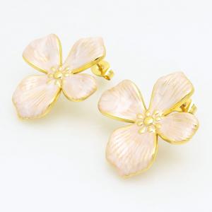 SS Gold-Plating Earring - KE122184-TLA