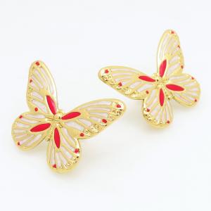 SS Gold-Plating Earring - KE122185-TLA