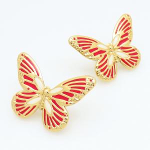 SS Gold-Plating Earring - KE122187-TLA