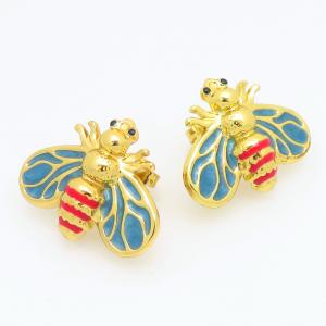 SS Gold-Plating Earring - KE122189-TLA