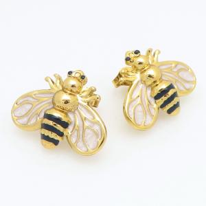 SS Gold-Plating Earring - KE122190-TLA