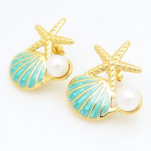 SS Gold-Plating Earring - KE122197-TLA