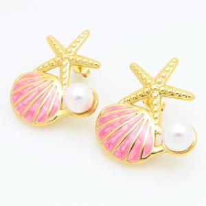 SS Gold-Plating Earring - KE122200-TLA