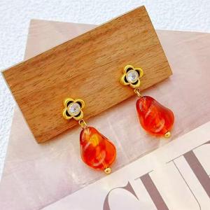 SS Gold-Plating Earring - KE122217-SXSJ