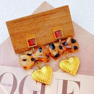 SS Gold-Plating Earring - KE122219-SXSJ