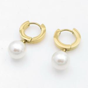 SS Gold-Plating Earring - KE122286-MW