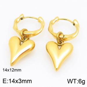 SS Gold-Plating Earring - KE122352-Z