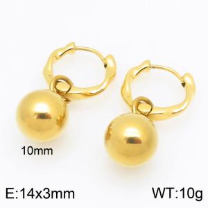 SS Gold-Plating Earring - KE122354-Z