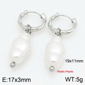 Stainless Steel Earring - KE122363-Z