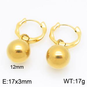 SS Gold-Plating Earring - KE122368-Z