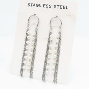 Stainless Steel Earring - KE122390-BI