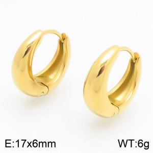 SS Gold-Plating Earring - KE122507-WM