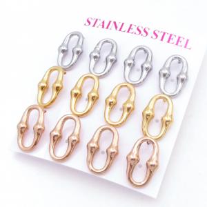 SS Rose Gold-Plating Earring - KE122617-HR