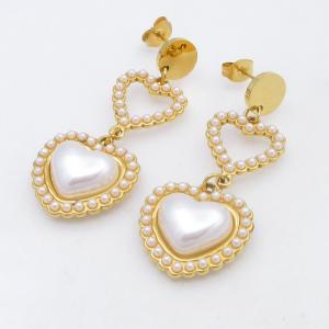 SS Gold-Plating Earring - KE122618-SP