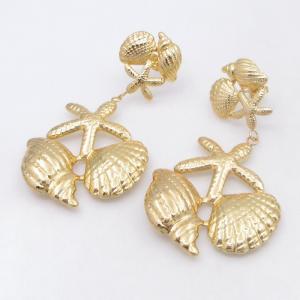 SS Gold-Plating Earring - KE122626-SP