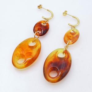 SS Gold-Plating Earring - KE122659-SP