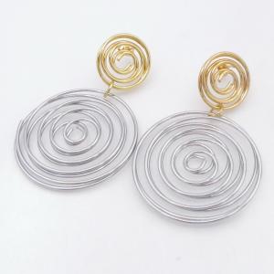 SS Gold-Plating Earring - KE122678-SP