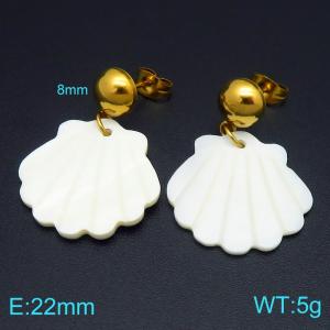 SS Gold-Plating Earring - KE122724-Z