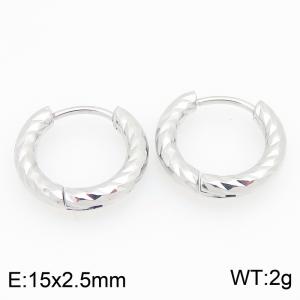 Stainless Steel Earring - KE122761-GC