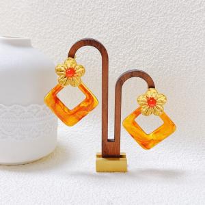 SS Gold-Plating Earring - KE122905-SXSJ