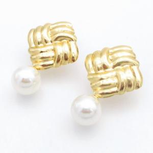 SS Gold-Plating Earring - KE122970-HF