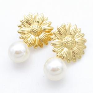 SS Gold-Plating Earring - KE122972-HF