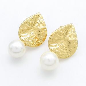SS Gold-Plating Earring - KE122973-HF