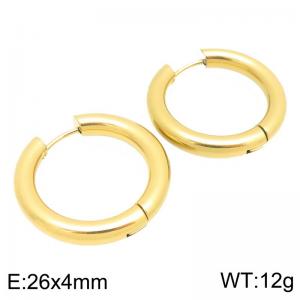 SS Gold-Plating Earring - KE123029-GC