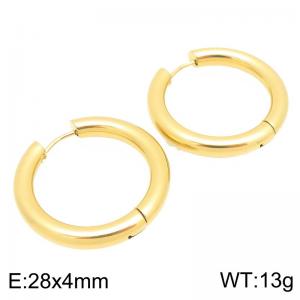 SS Gold-Plating Earring - KE123031-GC