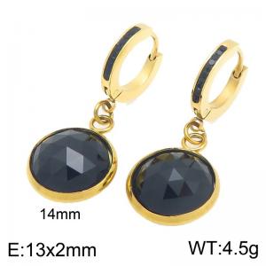 SS Gold-Plating Earring - KE123047-Z