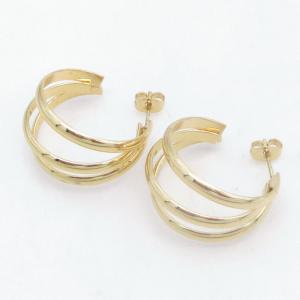 SS Gold-Plating Earring - KE123805-SP