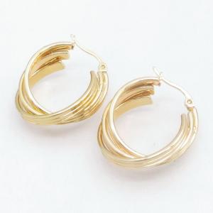 SS Gold-Plating Earring - KE123806-SP