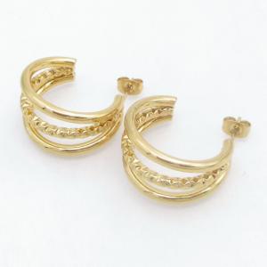 SS Gold-Plating Earring - KE123808-SP