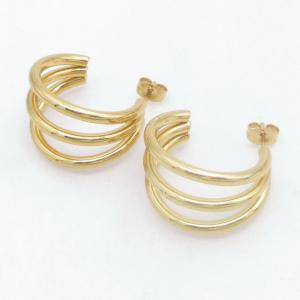 SS Gold-Plating Earring - KE123810-SP