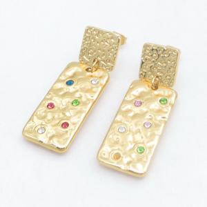 SS Gold-Plating Earring - KE123814-SP