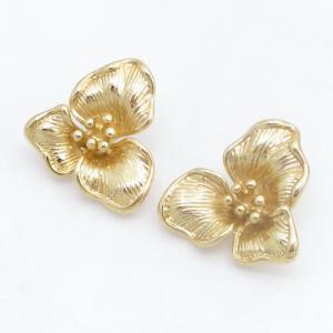 SS Gold-Plating Earring - KE123822-SP