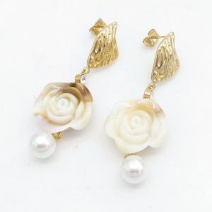 SS Gold-Plating Earring - KE123823-SP
